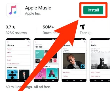 Download Apple Music At Google Play Store